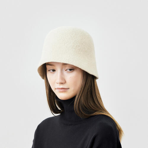 마츄어하 마추아하 벨 햇 bell hat cashmere lamb wool MKF-2203