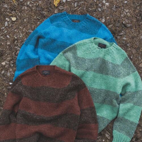 빔즈 플러스 스트라이프 울 니트 25AW 38-15-0258-319