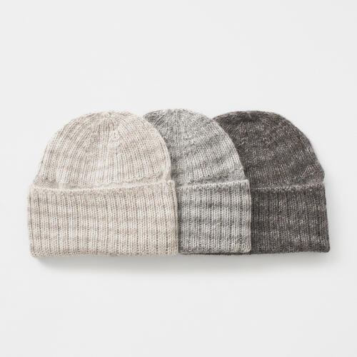 마츄어하 마추아하 MATURE HA 니트 캡 에코 알파카 비니 MAW18-12