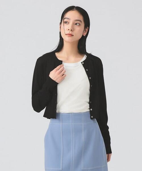 레이 빔즈 14G 숏 가디건 여성 61-15-1355-370 26SS