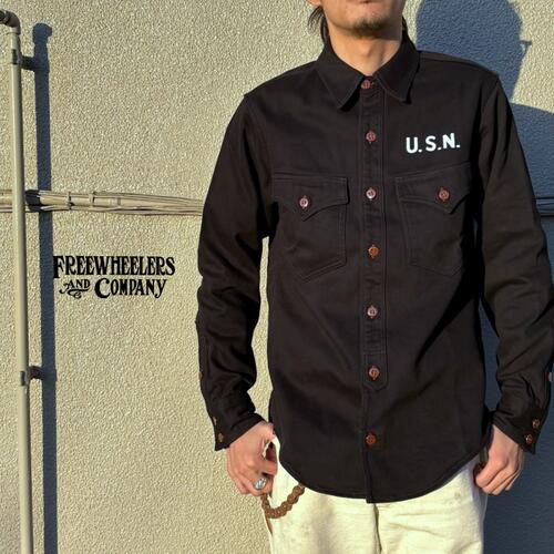 프리휠러스 Jolly Rogers CV17 밀리터리 커스텀 셔츠 2533004 25AW