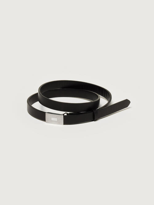 오라리 가죽 벨트 SLIDE BUCKLE BELT 26SS