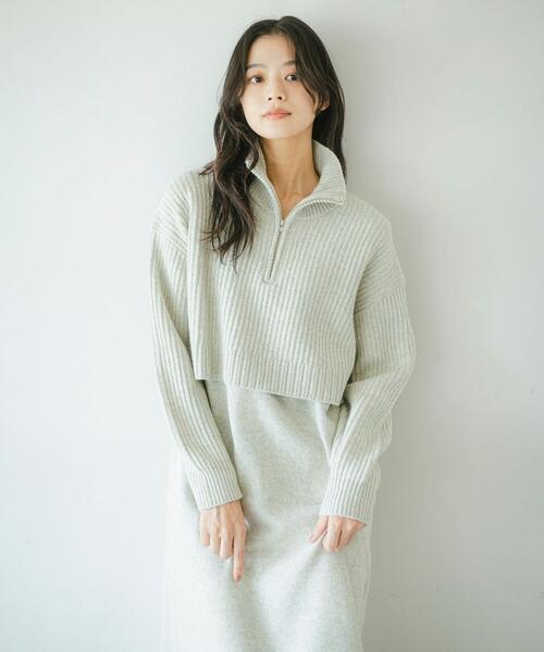 B MING by BEAMS 빔즈 레이어드 니트 원피스 25AW 93-26-1037-646