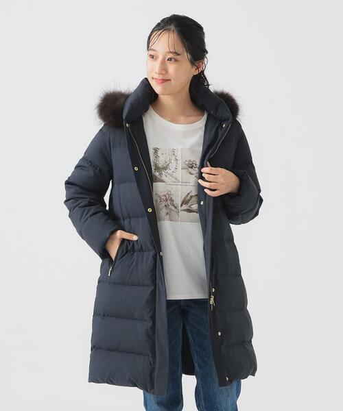 B MING by BEAMS 빔즈 롱 다운 패딩 코트 여성 25AW 93-19-0372-644