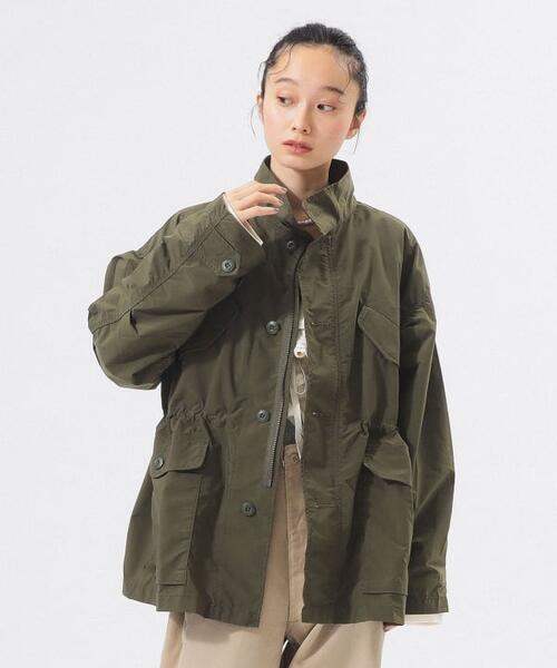 빔즈 보이 여성 밀리터리 블루종 재킷 26SS 13-18-0751-120