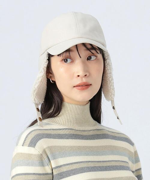 빔즈 하트 보어 이어 플랩 캡 귀달이 모자 25AW 43-41-0153-862