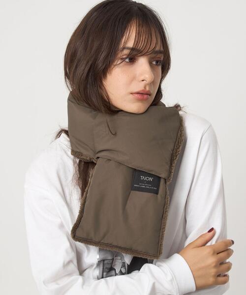 타이온 X 그린라벨릴렉싱 리버시블 다운 머플러 패딩 목도리 25AW 36365000001