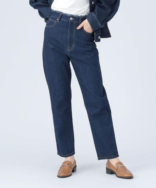 빔즈 하트 데님 여성 테이퍼드 팬츠 청바지 26SS 43-23-0247-408