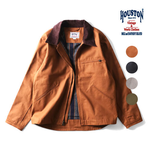휴스턴 HOUSTON 51560 11oz 덕 지퍼 워크 재킷 빈티지 25AW