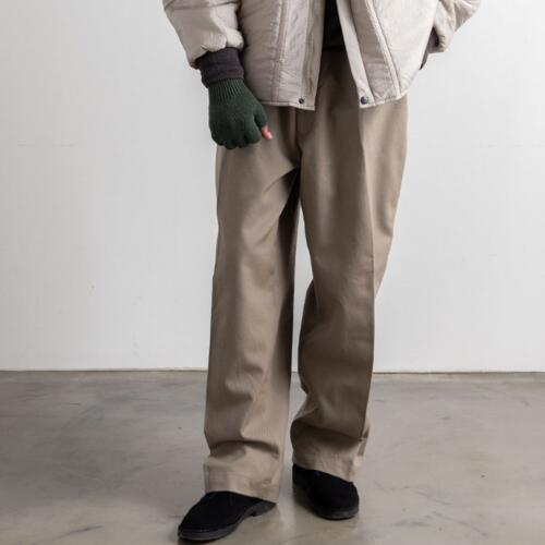 ENDS and MEANS 앤즈앤드민즈 팬츠 바지 Wool Easy Trad Trousers 25AW