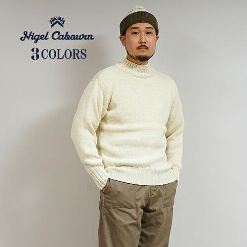 나이젤카본 울 하이넥 니트 80511140010 25AW