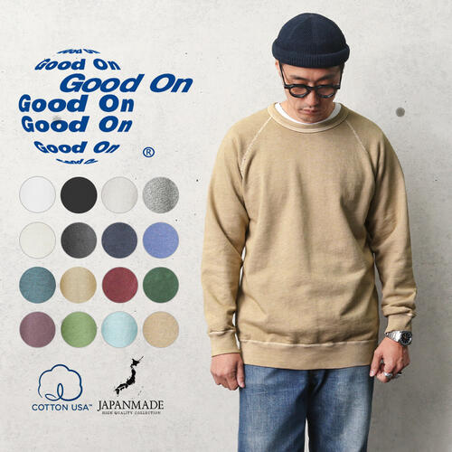굿온 GOOD ON 스웨트 티 셔츠 GOBW101 빈티지