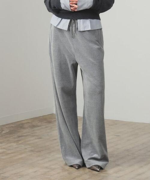 레이 빔즈 벨로어 와이드 스웨트 팬츠 바지 여성 25AW 61-23-1280-370