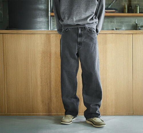 오어슬로우 슈퍼 데드 데님 팬츠 청바지 블랙 스톤 01-1100W-D61S