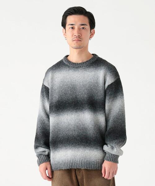 B MING by BEAMS 빔즈 3G 그라데이션 보더 니트 25AW 92-15-0392-286