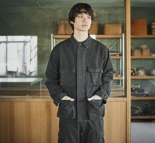 오어슬로우 스톤 블랙 BDU 재킷 01-6110-61S