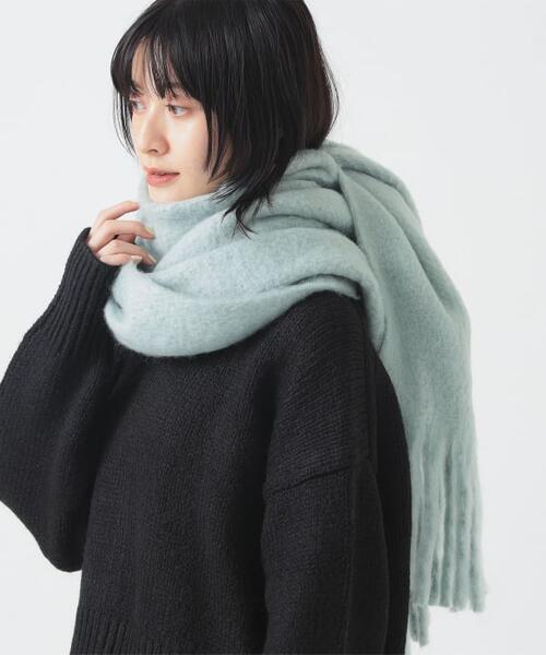 B MING by BEAMS 빔즈 부클 스톨 목도리 머플러 25AW 93-45-0328-023