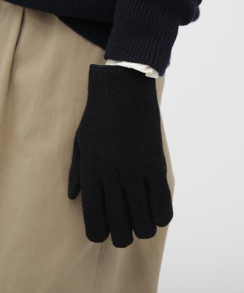 마가렛호웰 손가락 장갑 여성 HARRIS TWEED GLOVE 울 캐시미어 25AW