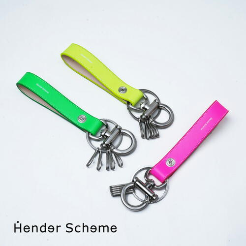 핸더스킴 하이라이트 키 플록 키홀더 키링 가죽 스트랩 yv-c-kha