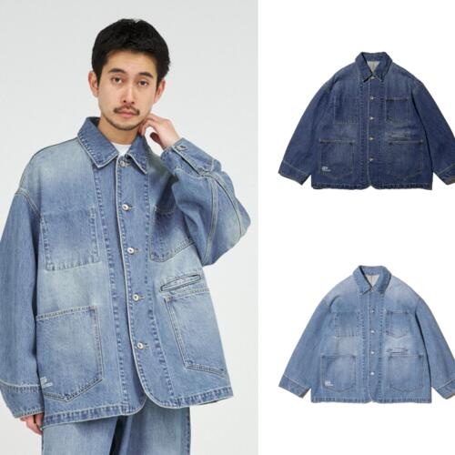 프레쉬서비스 데님 재킷 CORPORATE DENIM ENGINEER JACKET 다크워시 라이트워시 26SS