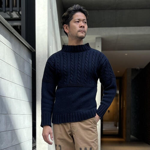 제라도 니트 The 2 Monkeys Old Style Guernsey Sweater TM13853