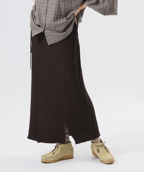 빔즈 보이 밀리터리 니트 스커트 치마 25AW 13-27-0158-126