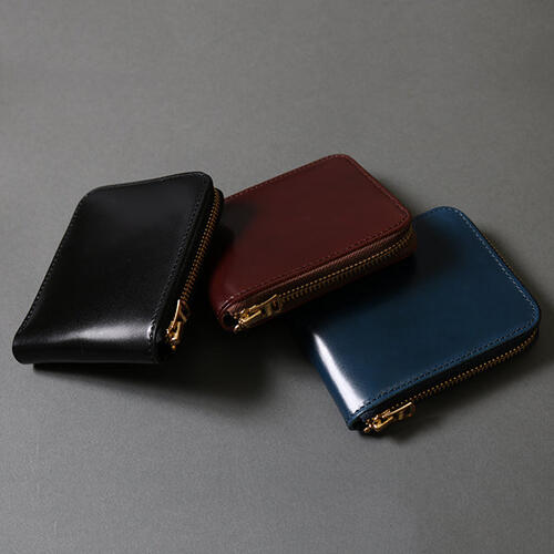 반스아웃피터스 코도반 가죽 라운드 지퍼 지갑 LE-4319N