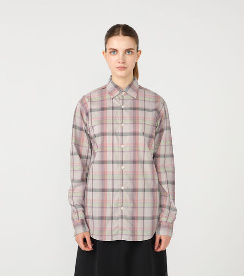 나나미카 여성 체크 셔츠 Classic Fit Shirt S26SG061 26SS