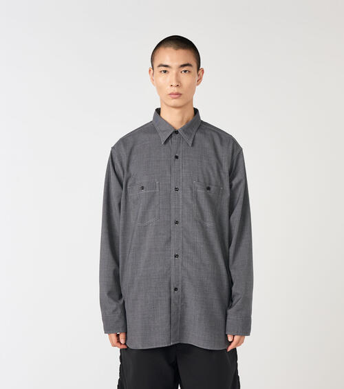나나미카 남성 셔츠 Polyester Wool Field Shirt S26SG058 26SS