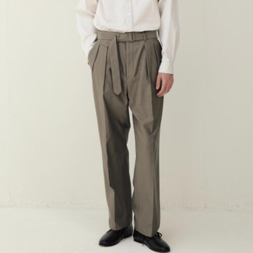캡틴선샤인 바지 면 Belted Riviera Pants 26SS