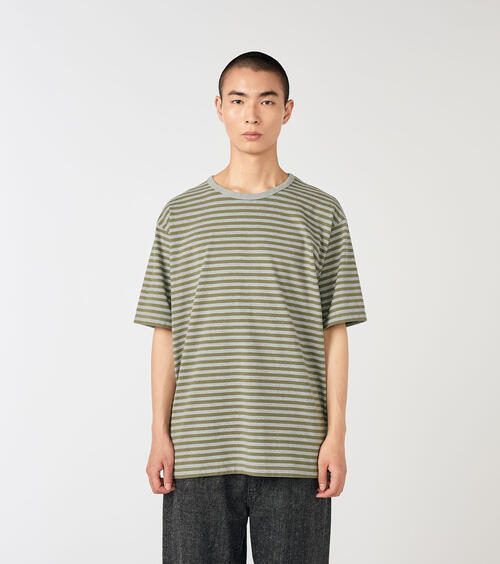 나나미카 반팔 티 COOLMAX Stripe Jersey Tee S25SH120 26SS