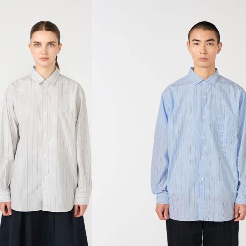 나나미카 남성 여성 레귤러 칼라 윈드 셔츠 S26SG086 26SS