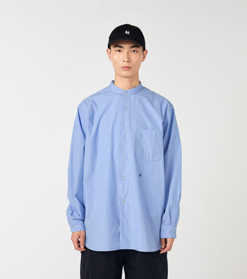 나나미카 남성 여성 셔츠 Band Collar Wind Shirt S26SG084 26SS