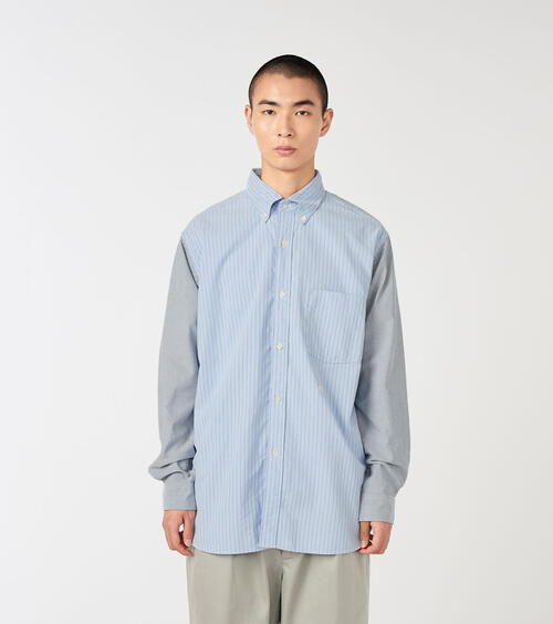 나나미카 셔츠 Button Down Stripe Storm Shirt S26SG081 26SS