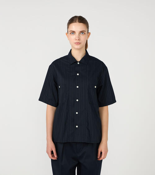 나나미카 여성 반팔 셔츠 Cotton Polyester Poplin S/S Shirt 26SS S26SG069