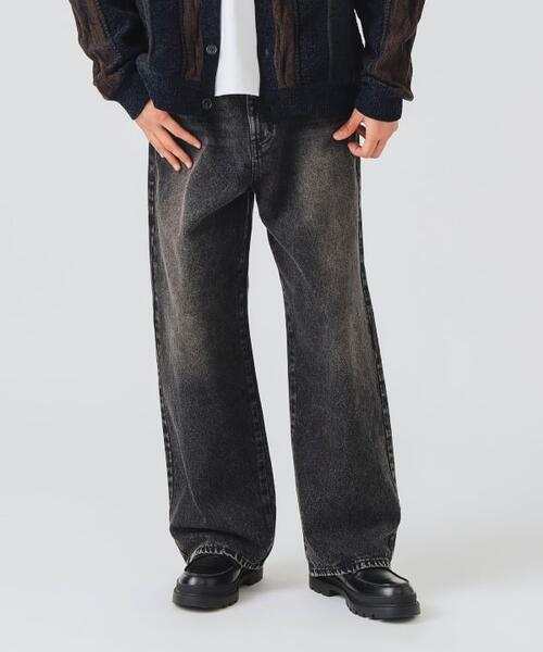 빔즈 하트 블라스트 와이드 스트레이트 데님 팬츠 청바지 42-21-0046-147