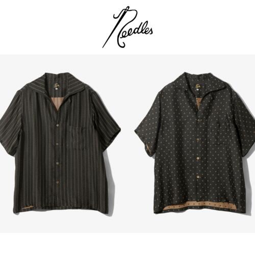 니들스 반팔 이탈리안 칼라 셔츠 Jacquard Cloth SX294 26SS