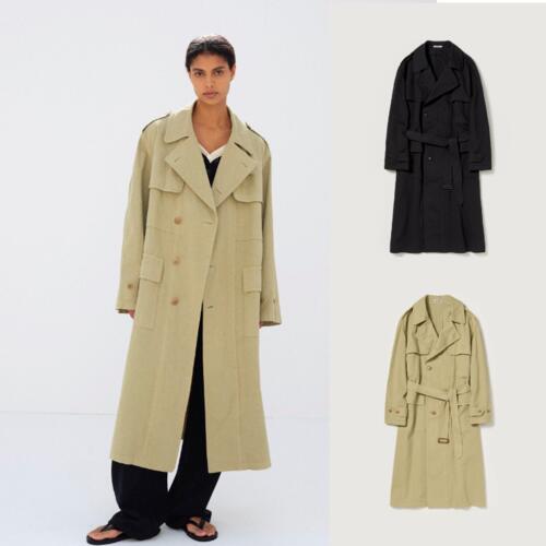 오라리 여성 코트 GARMENT-DYED TEXTURED CHINO COAT 26SS