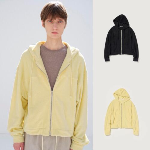 오라리 후드 집업 COTTON NYLON PILE ZIP PARKA 26SS