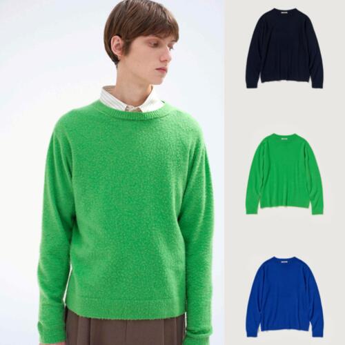 오라리 남성 니트 BRUSHED CASHMERE COTTON KNIT P/O 26SS