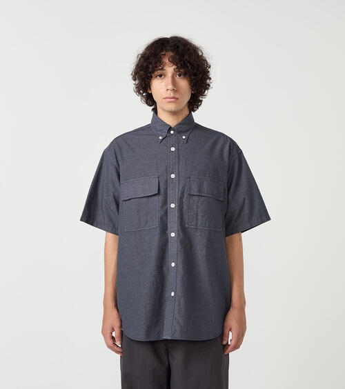 노스페이스 퍼플라벨 버튼 다운 필드 반팔 셔츠 26SS N26SG066