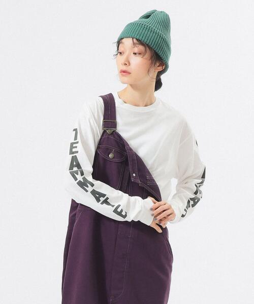 빔즈 보이 여성 로고 빅 긴팔 티 26SS 13-14-0588-101