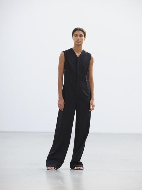 오라리 여성 바지 LIGHT WOOL MAX GABARDINE JUMPSUIT 26SS