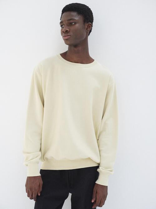 오라리 남성 스웨트 티 ELASTIC HIGH GAUGE SWEAT P/O 26SS