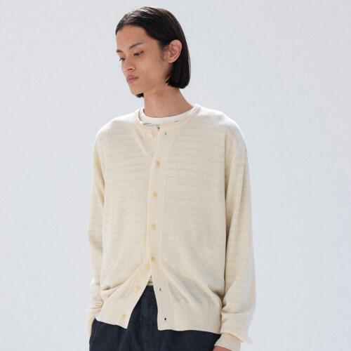 오라리 남성 가디건 CASHMERE HARD TWIST KNIT CARDIGAN 26SS