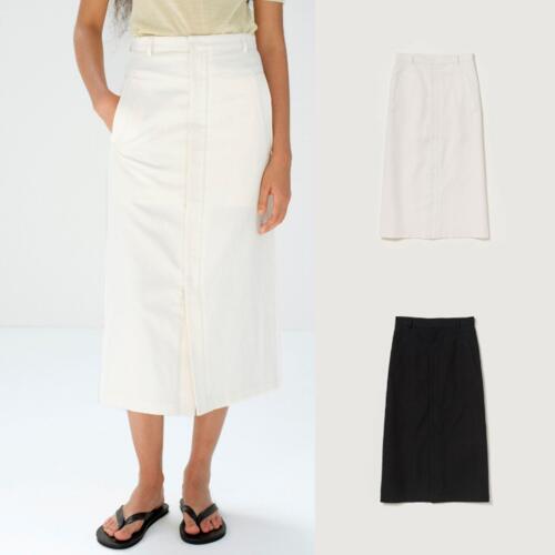 오라리 여성 치마 WOOL COTTON LINEN OX SKIRT 26SS