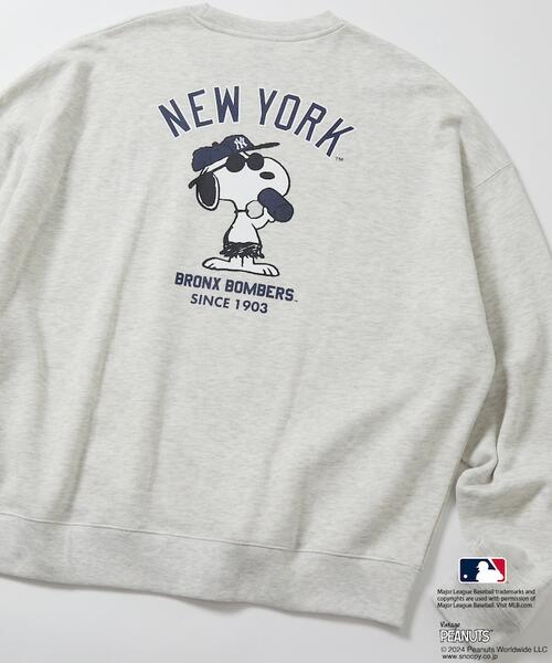 MLB X PEANUTS 프릭스스토어 빅실루엣 스웨트 티 스누피 24AW 1221248900834