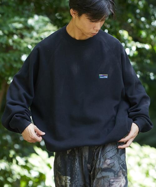 프릭스스토어 빅실루엣 로고 라글란 슬리브 스웨트 티 24AW 1223248901233