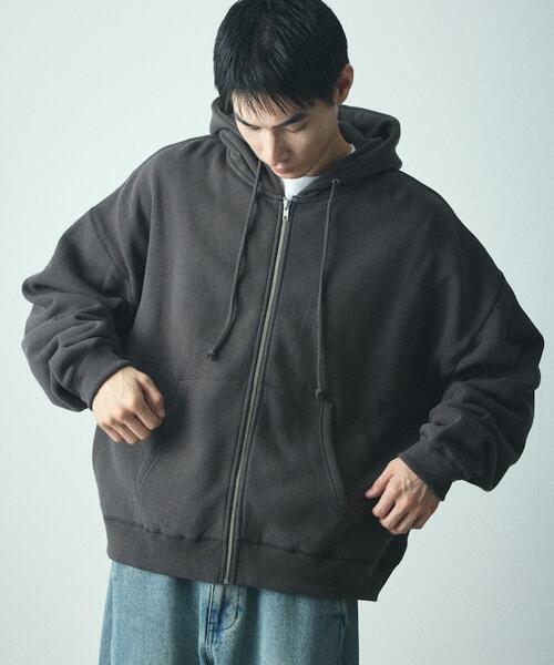 프릭스스토어 릴렉스핏 스웨트 파커 기모 후드 점퍼 1223248901235 24AW