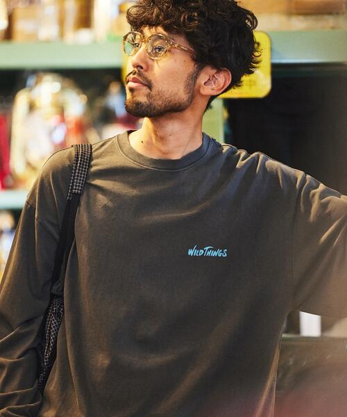와일드띵스 X 프릭스스토어 피그먼트 긴팔 티 24AW 1221319600038